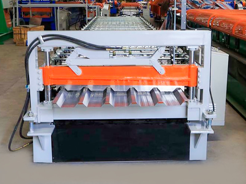 Máquina formadora de rolos para telhados de alta velocidade