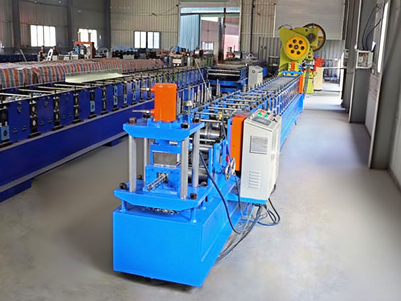 Máquina formadora de rolos de canal de suporte solar