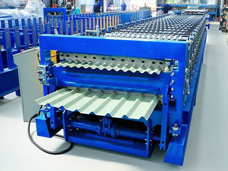 Máquina formadora de rolos de camada dupla tipo 912-1025